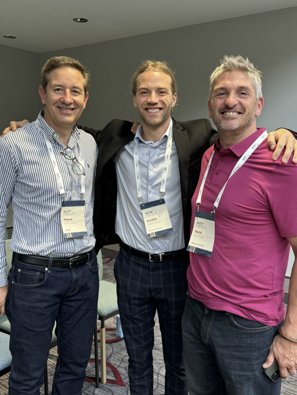 Andde Indaburu with Pierre Chandon and Remi Trudel